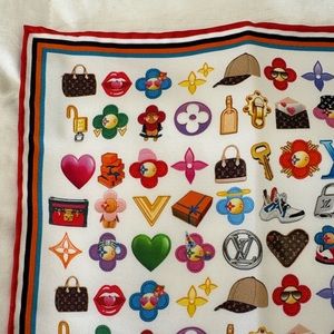 Louis Vuitton LVMOJI Silk Scarf